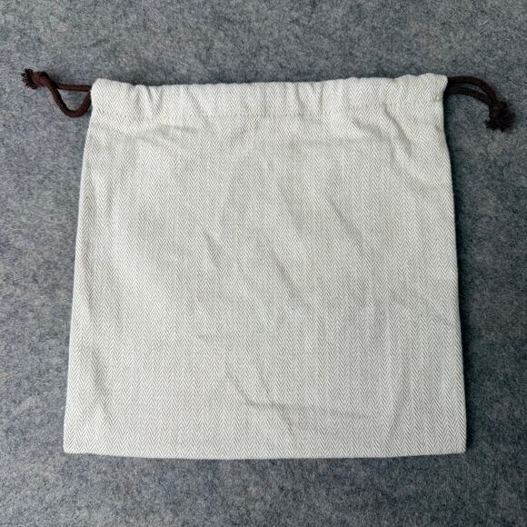 Hermes Logo Small Designer Drawstring Scarf Clothing Dust Bag/Pouch 8.5"x8.5" - Picture 2 of 6
